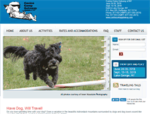 Tablet Screenshot of caninecampgetaway.com